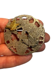 Broche prendedor vintage de mariposa réplicas de ALVA MUSEUM - Imagen 1 de 4