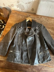 All Saints Ladies Biker Jacket Size 12 - Picture 1 of 11