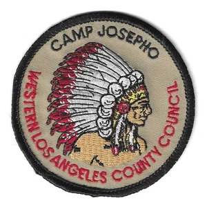 BSA CAMP JOSEPHO, WESTERN LOS ANGELES COUNCIL CALIFORNIA CHIEF PATCH - Picture 1 of 3