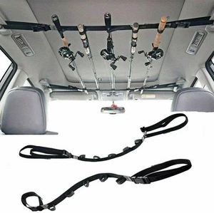 2pcs Car Fishing Rod Strap Vehicle Rod Carrier Fishing Rod Storage Rack Rod - Picture 1 of 7