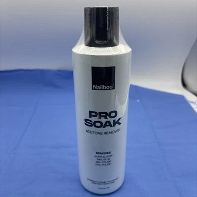Nailboo Pro Soak 16oz Acrílico Dip Pegamento Acetona Gel Esmalte de Uñas Removedor NUEVO SELLO Foto 1 de 4