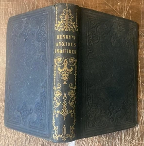 Charlton Henry Letters To Anxious Inquirer Designed To Relieve 1840 PRESBYTERIAN - Picture 1 of 3