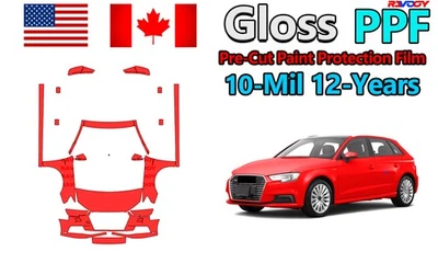 Gloss PreCut PPF Paint Protection Film For Audi A3 E-Tron Sportback 2016-2020 - Image 1 of 4