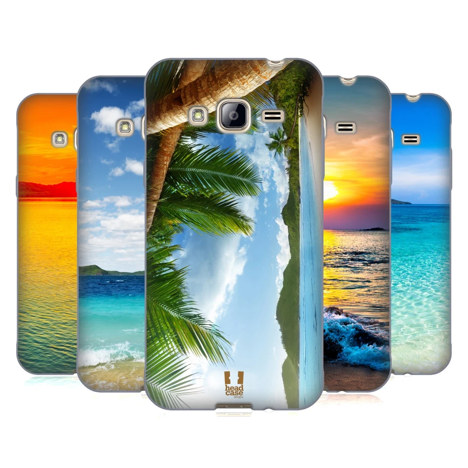 HEAD CASE DESIGNS BEAUTIFUL BEACHES SOFT GEL CASE FOR SAMSUNG PHONES 3 - Image 1 of 4