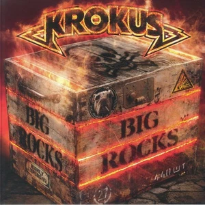 KROKUS - Big Rocks (reissue) - YELLOW & RED MARBLED VINYL LP - Picture 1 of 1