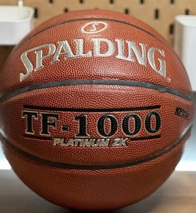 Spalding TF-1000 Platinum ZK Full Size Basketball NFHS Official Size 7 (29.5") - Picture 1 of 1