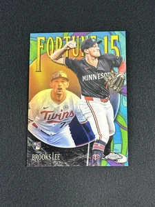 2025 Topps Chrome BROOKS LEE Fortune 15 RC #F15-14 Minnesota Twins - Picture 1 of 2