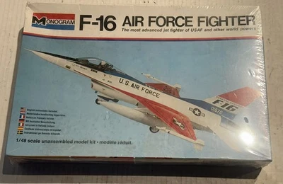 Monogram 5401 - F-16 Air Force Fighter - Kit Modelo Avión - Escala 1:48 Foto 1 de 4