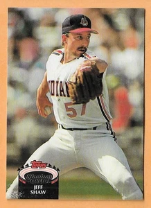 JEFF SHAW CLEVELAND INDIANS #843 - TOPPS STADIUM CLUB NM-MT 1992 - Picture 1 of 2