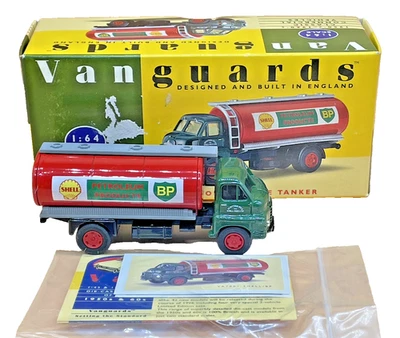 Vanguards Bedford S Type Tanker VA7001 1:64 Shell BP Livery Diecast Truck Gift - Image 1 of 4
