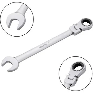 BlueSpot Ratsche Schlüssel Kombination flexibler Kopfschlüssel metrisch 8 mm bis 24 mm - Bild 1 von 74