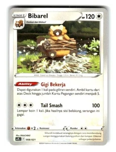 Pokemon Terastal Tactics Deck Bibarel 008/021 - Picture 1 of 4