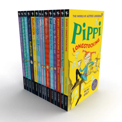 Astrid Lindgren 14 Books Collection Set - Ages 6-8 - Paperback - Image 1 of 4