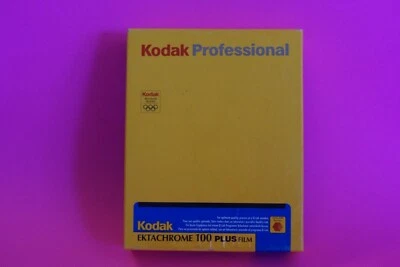 KODAK EKTACHROME 100 PLUS 4X5 EPP  50-SHEET BOX, NEW OLD INVENTORY FREEZED ALL T - Image 1 of 4