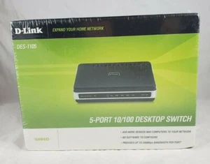 D-Link DES (DES1105) Externer Switch mit 5 Ports NEU VERSIEGELT - Bild 1 von 2
