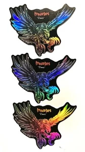 Krallen Raubtiere Aufkleber 3 Stück Robotic Hawk Decals Ben Frank Prismatic 2004 - Bild 1 von 2