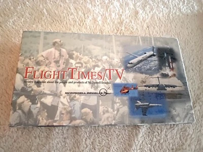 Flight Times TV McDonnell Douglas VHS magazine No. 5 Jan/ Feb 1997 New Sealed  - Image 1 of 3