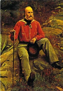 Garibaldi in Caprera, Foto-AK, Freiheitskämpfer Italien Postkarte - Bild 1 von 2