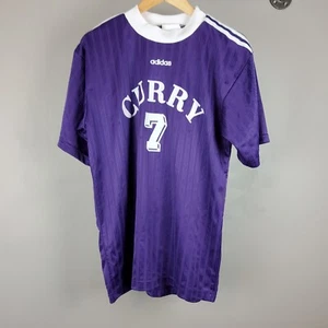 Vintage Adidas Curry College Size Medium Soccer Jersey Number 7 - Picture 1 of 8