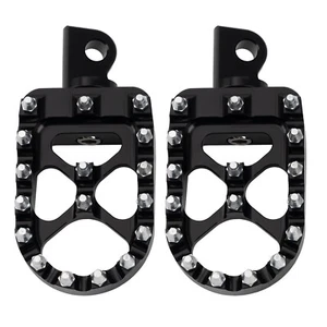 MX Style CNC Foot Peg Rests Pedals For Harley Dyna 1993-2017 Sportster Iron 883 - Picture 1 of 12