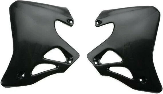 Acerbis 2071250001 BLACK radiator shrouds for 95-97 Honda CR125R & 95-96 CR250R - Image 1 of 1
