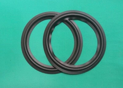 2 piezas 7"" 7 pulgadas para altavoz de graves woofer blanco y negro goma envolvente 127 mm 140 157 172 mm Foto 1 de 3