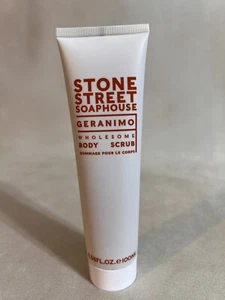 Stone Street Soaphouse Geranimo Wholesome Body Scrub 3.38 fl oz / 100 ml NWOB - Picture 1 of 6