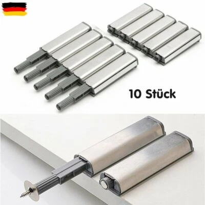 10 Stück Push to Open Schrank Tür Magnetschnäpper Drucktüröffner Möbelmagnet Set - Bild 1 von 4