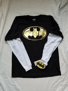 DC Comics Batman Gold Emblem Unique Shirt Youth XL New With Tags - Picture 1 of 6