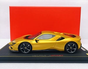 1/18 BBR Ferrari SF90 Spider Closed Roof Giallo Montecarlo limited 24 PCS - Picture 1 of 17