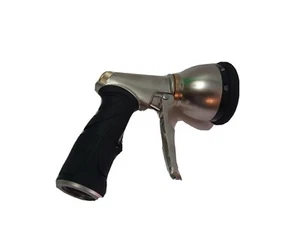 9 patterns water gun hose nozzle garden car wash metal garden hose nozzle - Bild 1 von 11