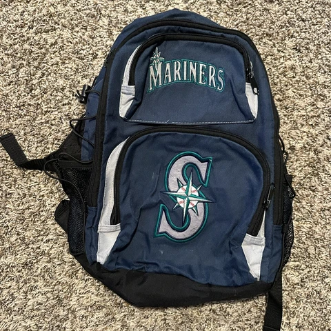 Vintage Seattle Mariners MLB Embroidered Backpack Cover