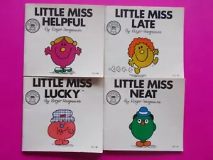 LITTLE MISS FUN x 4 by ROGER HARGREAVES - BUDGET BOOKS 1989 **LIKE NEW - Picture 1 of 6