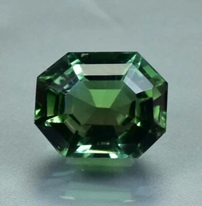 AAA 4.55 Ct Natural Mint Green Tourmaline Radiant Cut LOVELY Gemstone Certified - Picture 1 of 6