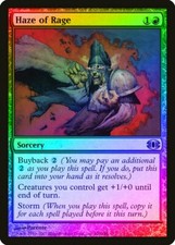 Haze of Rage FOIL Future Sight PLD Red Uncommon MAGIC GATHERING CARD ABUGames