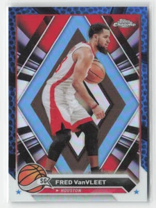 Refractores de baloncesto Fred VanVleet 2023-24 Topps cromados #126 azules - Imagen 1 de 2