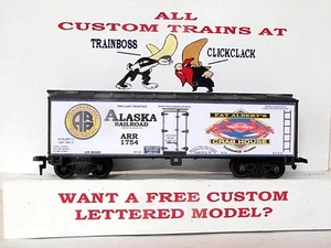 HO SCALE CUSTOM LETTERED ALASKA RR FAT ALBERT CRAB HSE REEFER ๐ฆ๐ฆ๐ฆ๐ฆ - Picture 1 of 13
