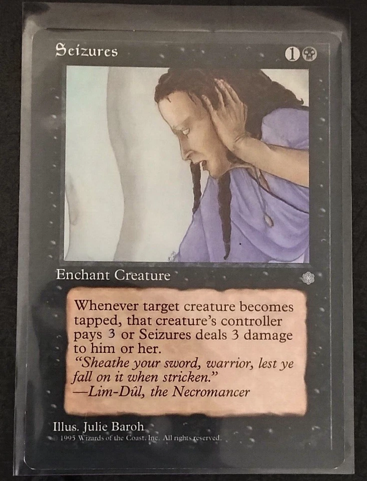 Magic the Gathering Seizures Ice Age 1995 Common Card - Image 1 of 1
