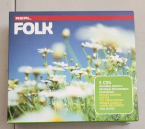 Real Folk verschiedene Künstler - 3 CD SET Woody Guthrie Odetta Dolly Parton - Bild 1 von 2