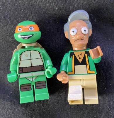 LEGO Simpsons Apu & Teenage Mutant Ninja Turtles Michaelangelo - Image 1 of 2