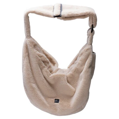 Designed By Lotte Laki Hundetransporttasche beige 48x20x35cm für kleine Hunde