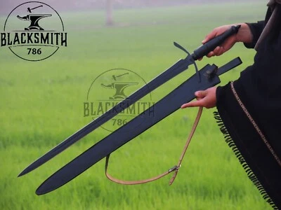 Premium Quality Handmade Viking Sword 38" Custom Hand Forged Medieval Sword - Image 1 of 4