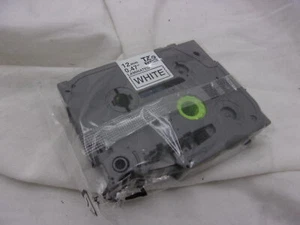 TZE231 OEM Brother Black on White Adhesive Laminated Labeling Tape. No Box - Picture 1 of 1