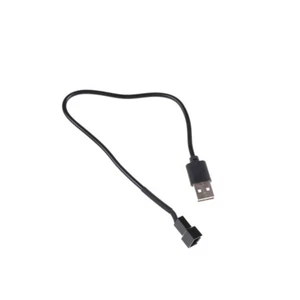 USB 2.0 A Male To 3-Pin/4-Pin Connector Adapter Cable For 5V Computer PC Fan S* - Afbeelding 1 van 6