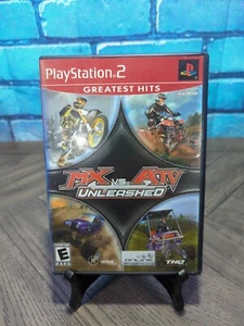 MX vs. ATV Unleashed (Sony PlayStation 2, 2005) Game, Case, & Instruction Manual - Picture 1 of 3