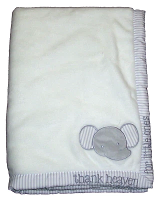 Cobertor de elefante Baby Essentials AD Sutton Sons Thank Heaven for Little Ones - Imagem 1 de 3