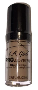 NEW L.A. Girl Pro Coverage High Def Illuminating Foundation GLM642 FAIR - Picture 1 of 2