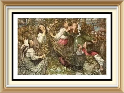 Original c1929 Litho EDWARD HORNEL Estampa Antiga DESPERTAR DA TERRA Glasgow Boys - Imagem 1 de 2