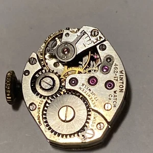 Winton 462-17 Movement For Part/Repair 17 Jewel Aurore AV 122 - Picture 1 of 5