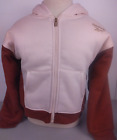 Reebok Girls Pink Front Zippered Hooded Jacket With Pockets Size M (8-10)